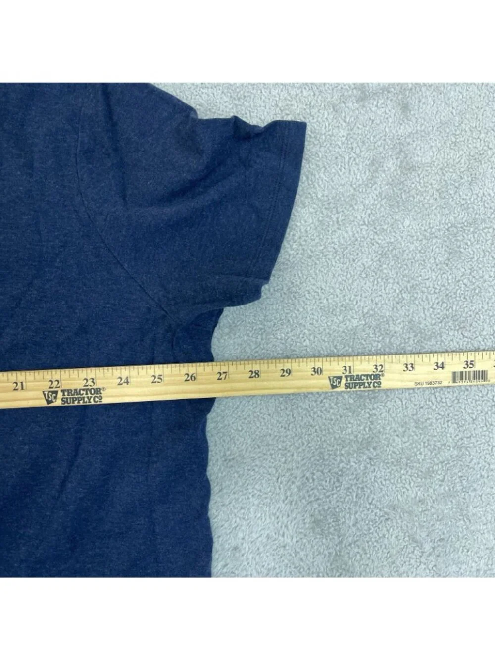 NWOT Banana Republic Men's XXL Blue Luxe Touch Tee 100% Cotton Crew Neck